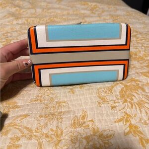 Multicolored Geometric Merona Clutch